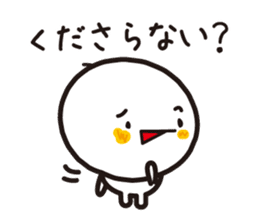 Simple round face sticker #3730140