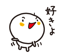 Simple round face sticker #3730141