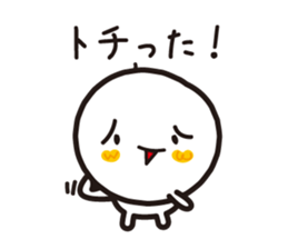 Simple round face sticker #3730142