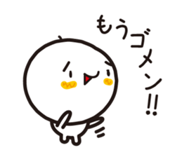 Simple round face sticker #3730144