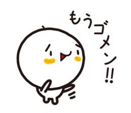 Simple round face sticker #3730144