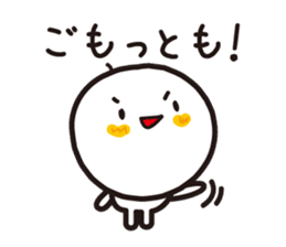 Simple round face sticker #3730146