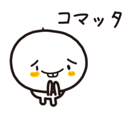 Simple round face sticker #3730149