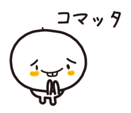 Simple round face sticker #3730149