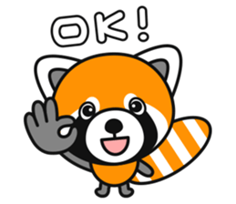 With lovely Red Panda sticker #3730635