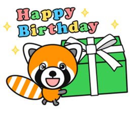 With lovely Red Panda sticker #3730637