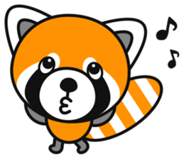 With lovely Red Panda sticker #3730647