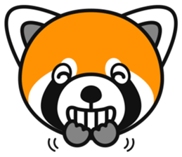 With lovely Red Panda sticker #3730649