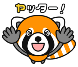 With lovely Red Panda sticker #3730650