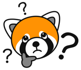 With lovely Red Panda sticker #3730651