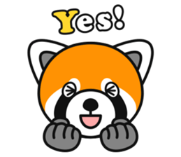 With lovely Red Panda sticker #3730653