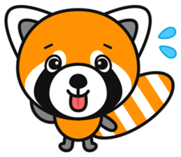 With lovely Red Panda sticker #3730655