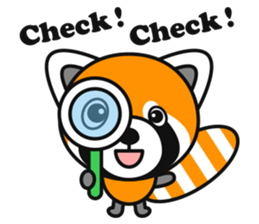 With lovely Red Panda sticker #3730657
