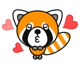 With lovely Red Panda sticker #3730662
