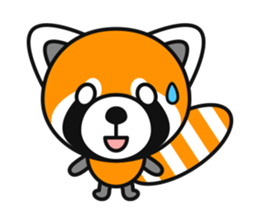 With lovely Red Panda sticker #3730663