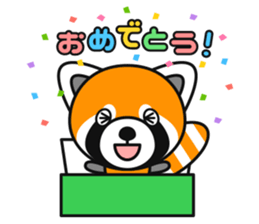 With lovely Red Panda sticker #3730667