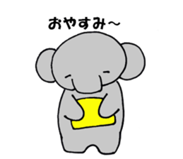 The elephant which say hello! sticker #3730833