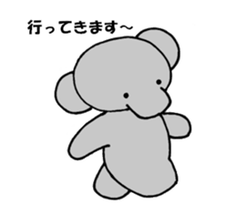 The elephant which say hello! sticker #3730834
