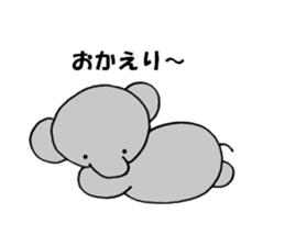 The elephant which say hello! sticker #3730837