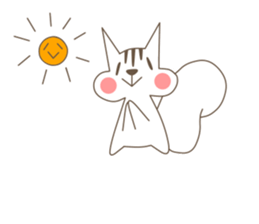 life in a forest of a squirrel sticker #3731271