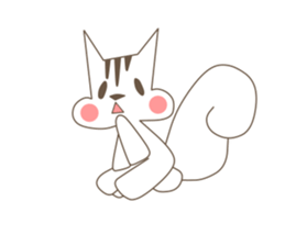 life in a forest of a squirrel sticker #3731274