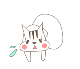 life in a forest of a squirrel sticker #3731275