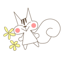 life in a forest of a squirrel sticker #3731276