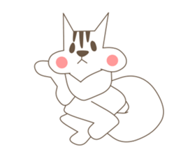 life in a forest of a squirrel sticker #3731277