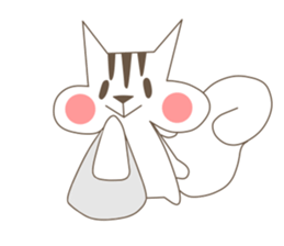 life in a forest of a squirrel sticker #3731279