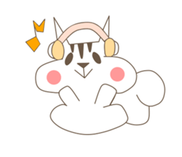 life in a forest of a squirrel sticker #3731284