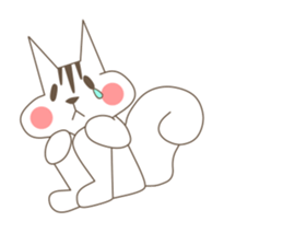 life in a forest of a squirrel sticker #3731286