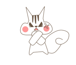 life in a forest of a squirrel sticker #3731288