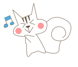 life in a forest of a squirrel sticker #3731289