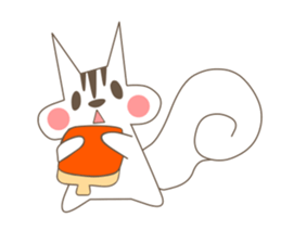 life in a forest of a squirrel sticker #3731291