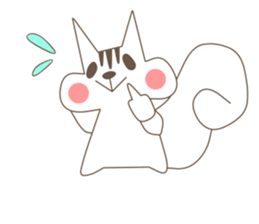 life in a forest of a squirrel sticker #3731292