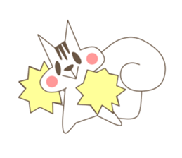 life in a forest of a squirrel sticker #3731294