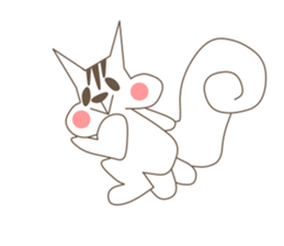 life in a forest of a squirrel sticker #3731300