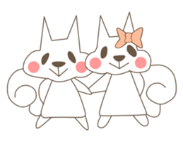 life in a forest of a squirrel sticker #3731303