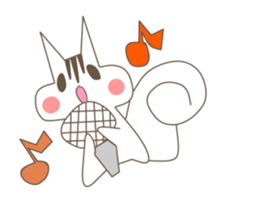 life in a forest of a squirrel sticker #3731308