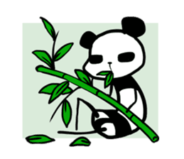 Limbs length panda sticker #3731652