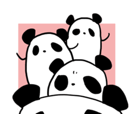 Limbs length panda sticker #3731661