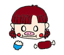 hanano sticker #3732189