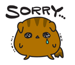 Rista the chubby squirrel sticker #3732468