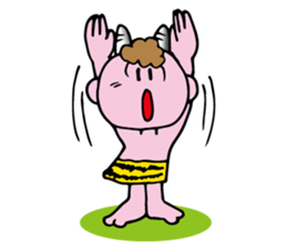 Pink ogre sticker #3732721