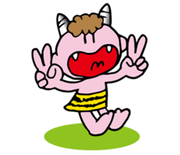 Pink ogre sticker #3732722