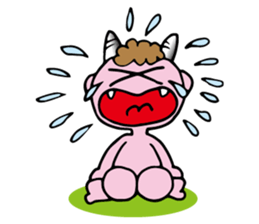 Pink ogre sticker #3732725