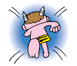 Pink ogre sticker #3732728