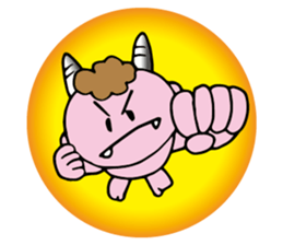 Pink ogre sticker #3732729