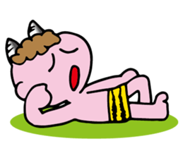 Pink ogre sticker #3732730
