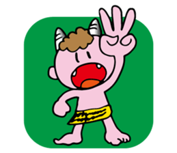 Pink ogre sticker #3732734